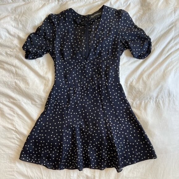 Réalisation Par Navy Star Silk "Ozzie" Dress, Size S - Picture 9 of 9